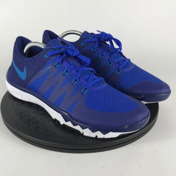 Nike Free Trainer 5.0 V6 Blue/White Running Shoes 719922-444 Men’s Size 9.5 - Picture 3 of 12